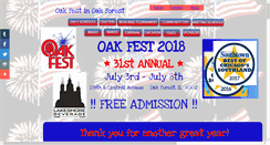 Desktop Screenshot of oakfest.com