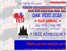Tablet Screenshot of oakfest.com